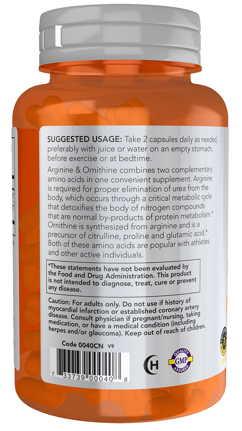 NOW Foods Arginine & Ornithine