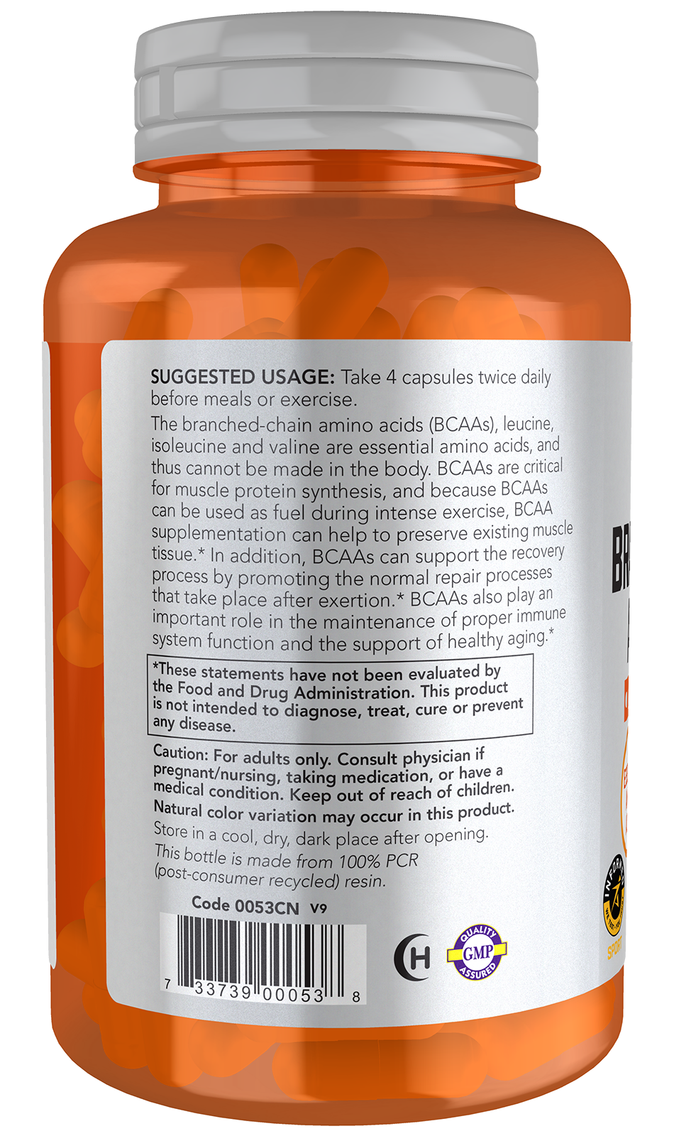 NOW Foods Branched-Chain Amino Acids
