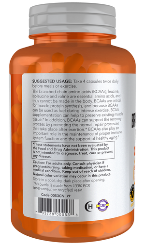 NOW Foods Branched-Chain Amino Acids