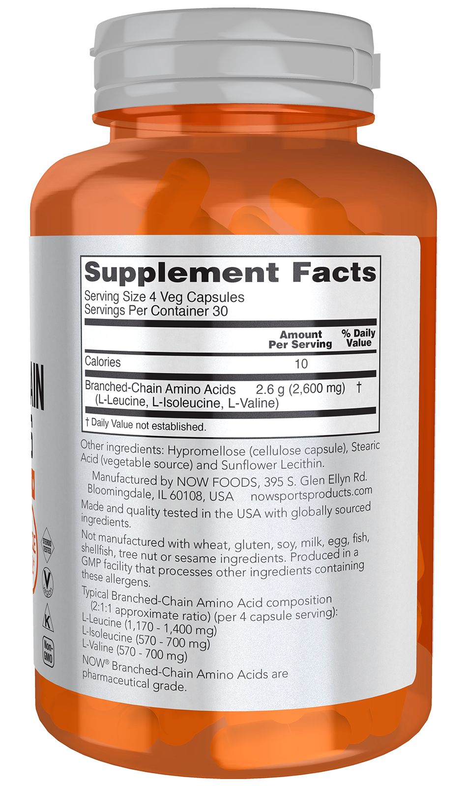 NOW Foods Branched-Chain Amino Acids