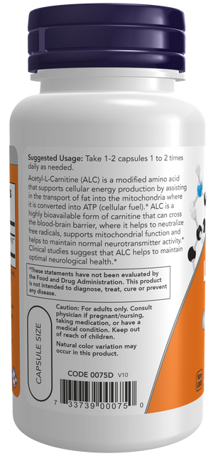 NOW Foods Acetyl-L-Carnitine