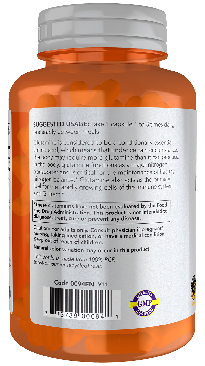 NOW Foods L-Glutamine