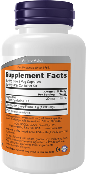 NOW Foods L-Methionine