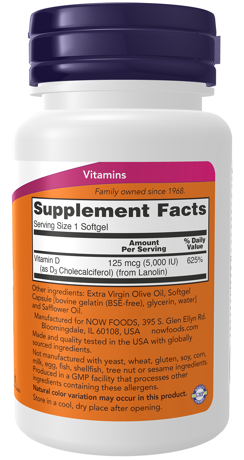 NOW Foods Vitamin D-3