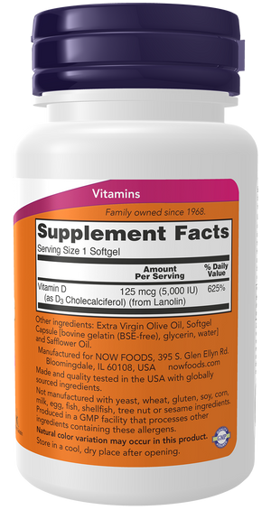 NOW Foods Vitamin D-3