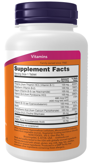 NOW Foods Vitamin B-100 Sustained Release