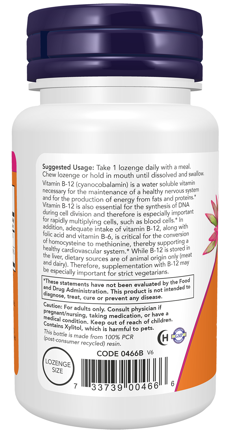 NOW Foods Vitamin B-12 with Folic Acid
