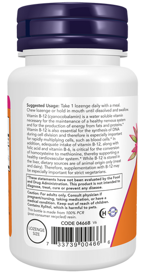 NOW Foods Vitamin B-12 with Folic Acid