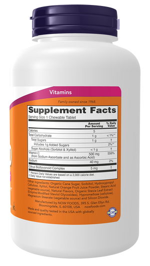 NOW Foods Vitamin C-500 Chewable