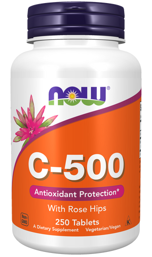 NOW Foods Vitamin C-500 with Rose Hips