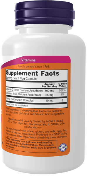 NOW Foods Vitamin C-500 Calcium Ascorbate-C