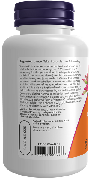 NOW Foods Vitamin C-500 Calcium Ascorbate-C