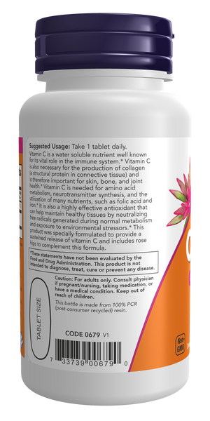 NOW Foods Vitamin C-1000 with Rose Hips