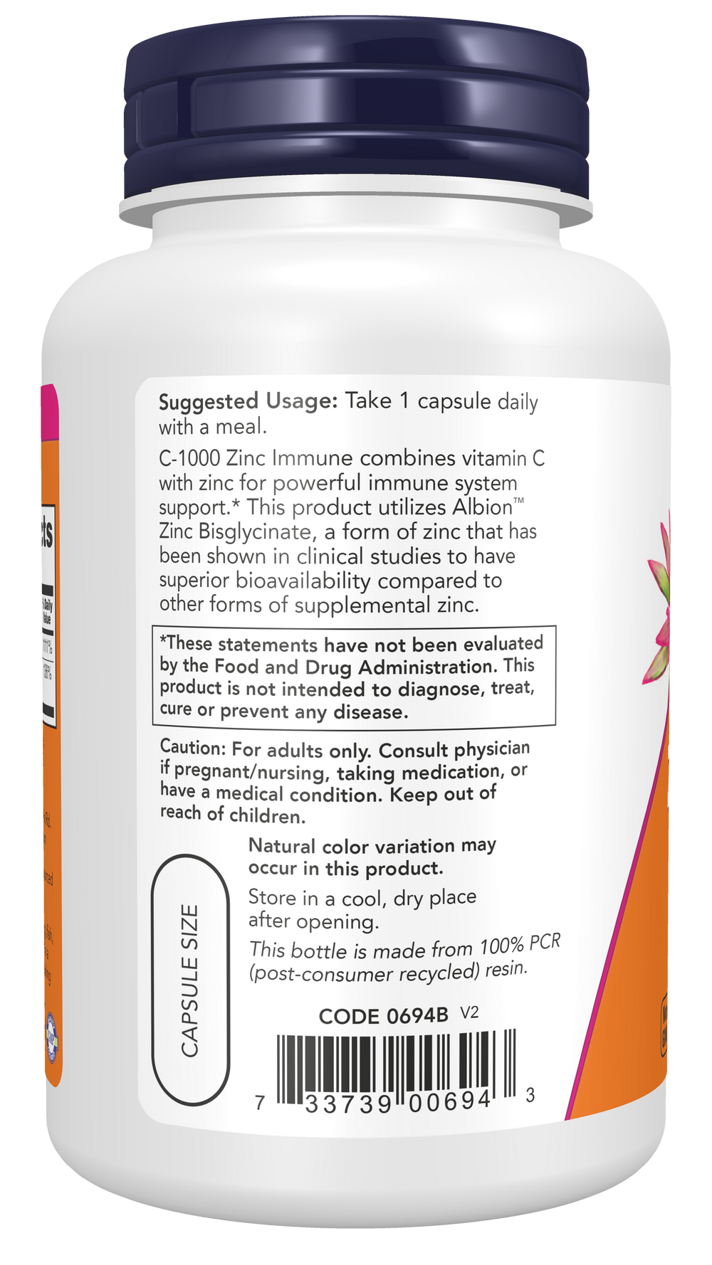 NOW Foods C-1000 Zinc Immune