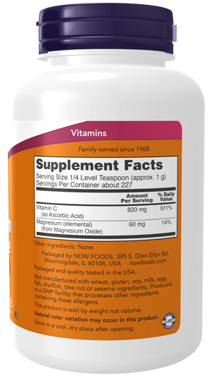 NOW Foods Magnesium Ascorbate