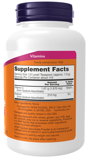 NOW Foods Sodium Ascorbate