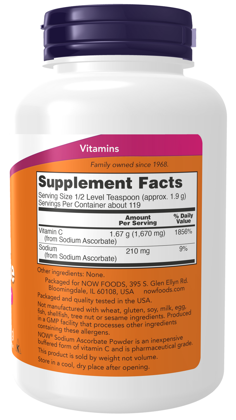 NOW Foods Sodium Ascorbate
