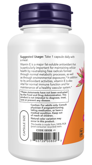 NOW Foods Vitamin E-400 Dry