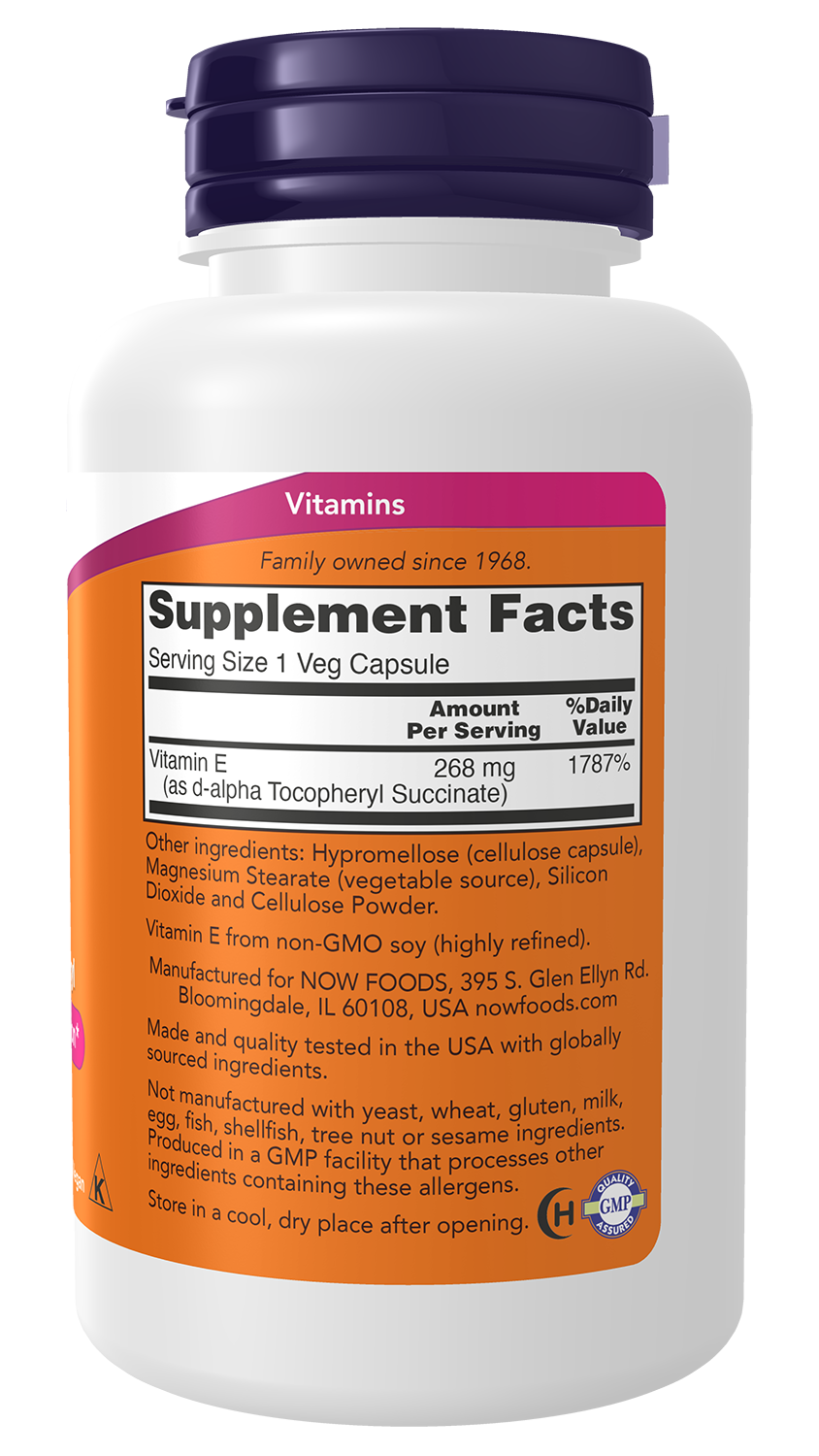 NOW Foods Vitamin E-400 Dry