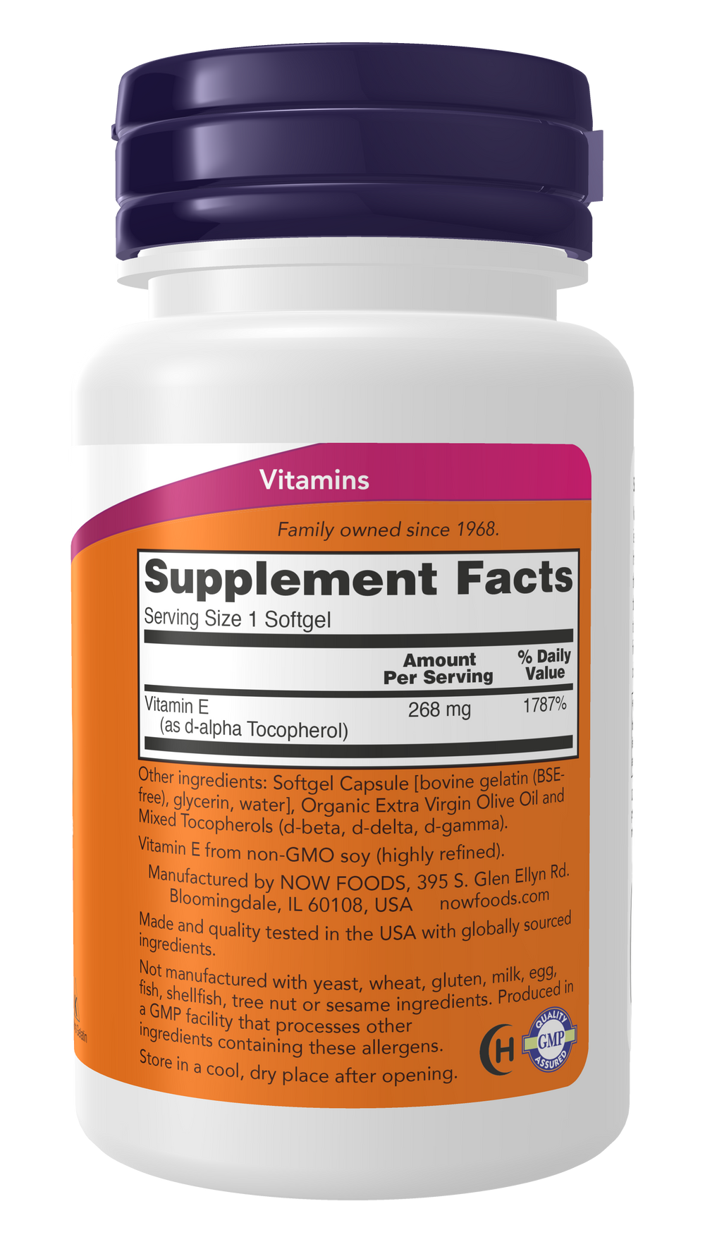NOW Foods E-400 with Mixed Tocopherols