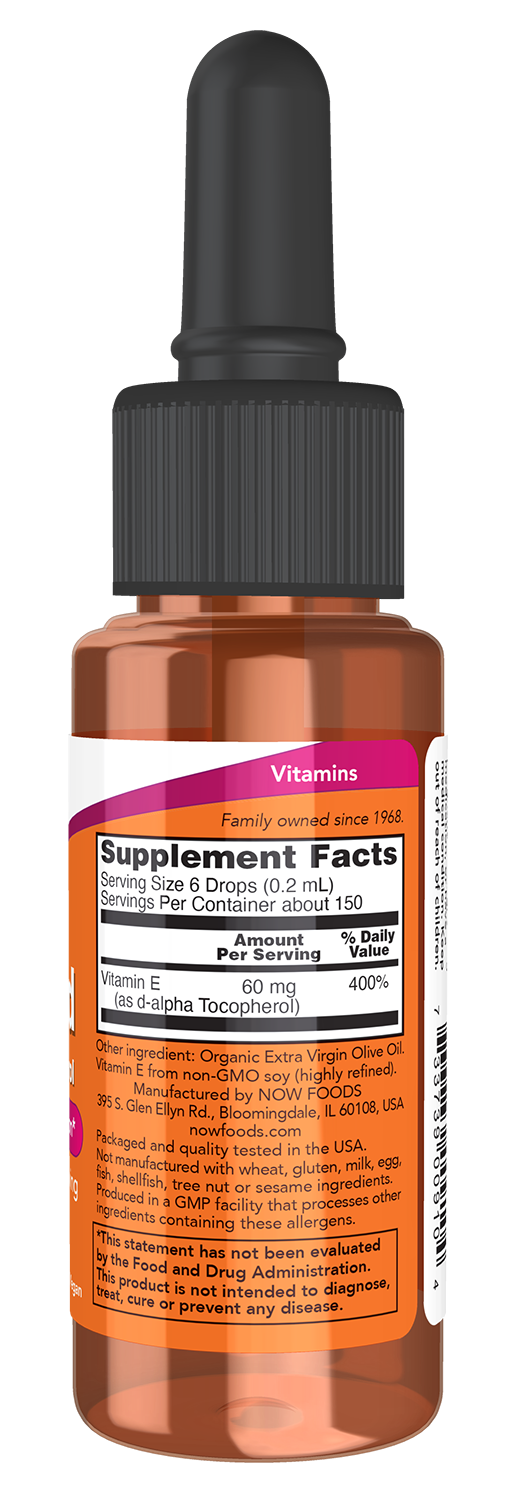 NOW Foods Vitamin E Liquid