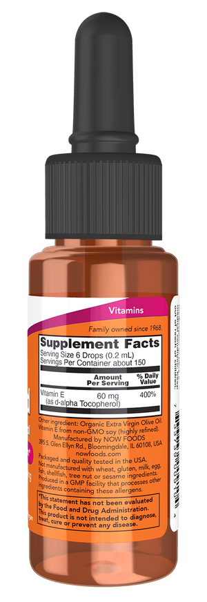 NOW Foods Vitamin E Liquid