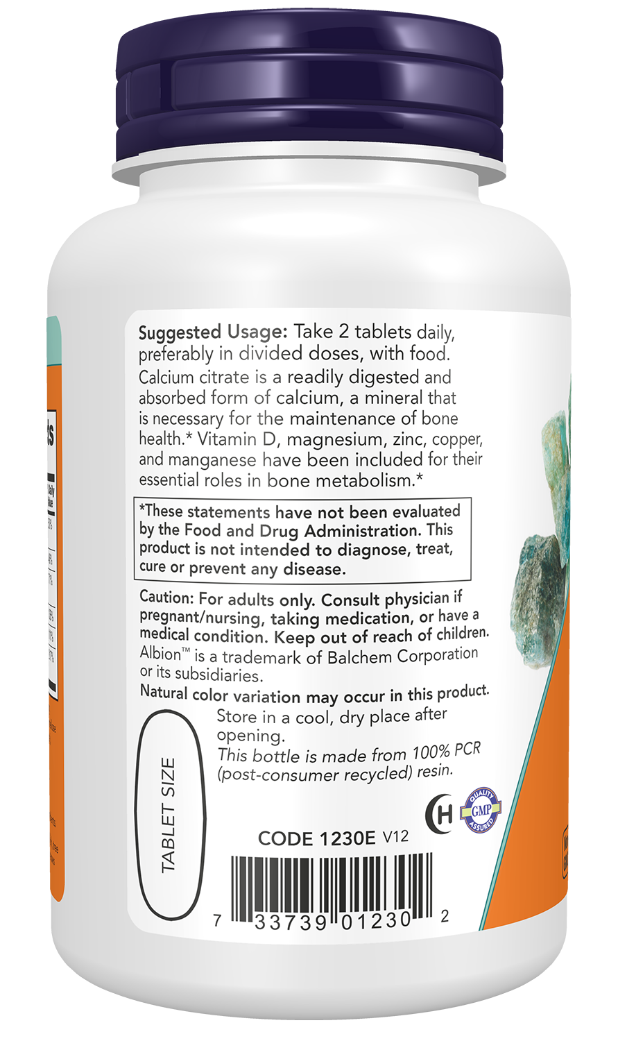 NOW Foods Calcium Citrate with Minerals & Vitamin D-2