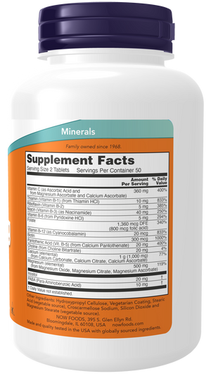 NOW Foods Cal-Mag with B-Complex and Vitamin C