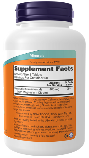NOW Foods Magnesium Citrate
