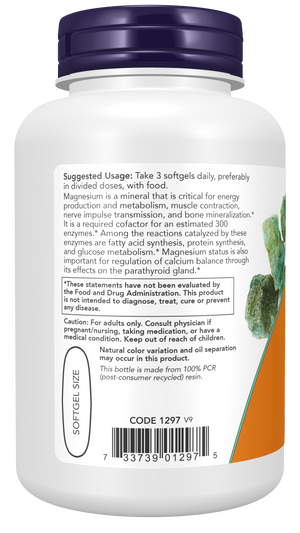 NOW Foods Magnesium Citrate Softgels