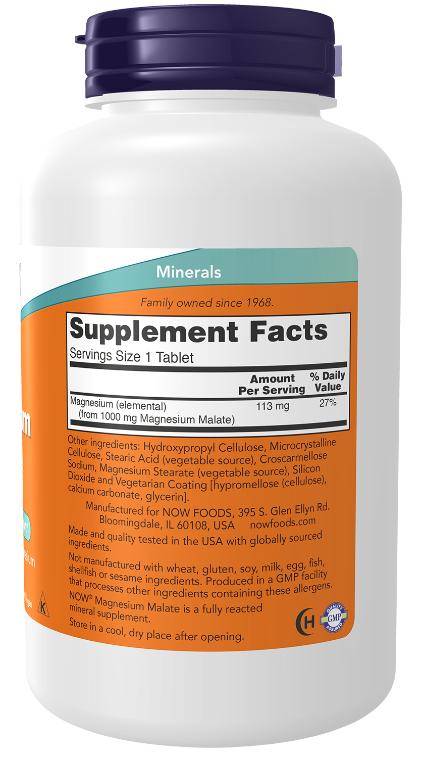 NOW Foods Magnesium Malate