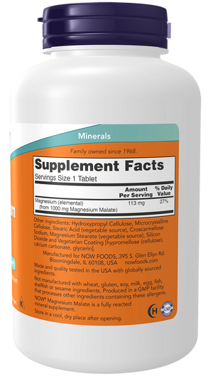 NOW Foods Magnesium Malate