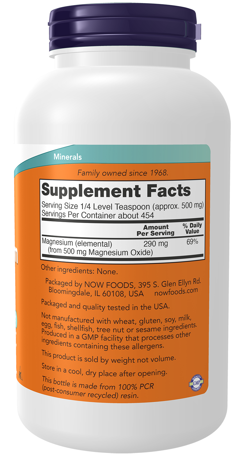 NOW Foods Magnesium Oxide
