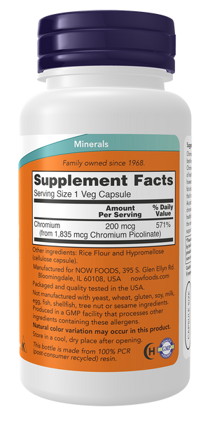 NOW Foods Chromium Picolinate