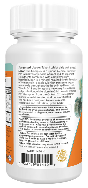 NOW Foods Iron Complex