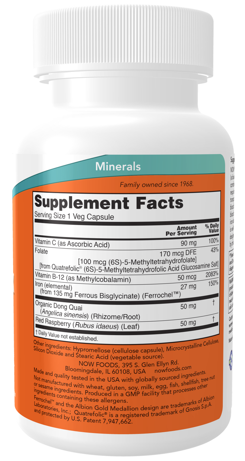 NOW Foods Iron Complex Caps