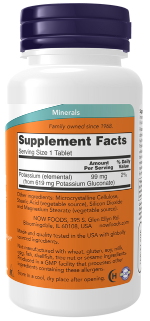 NOW Foods Potassium Gluconate