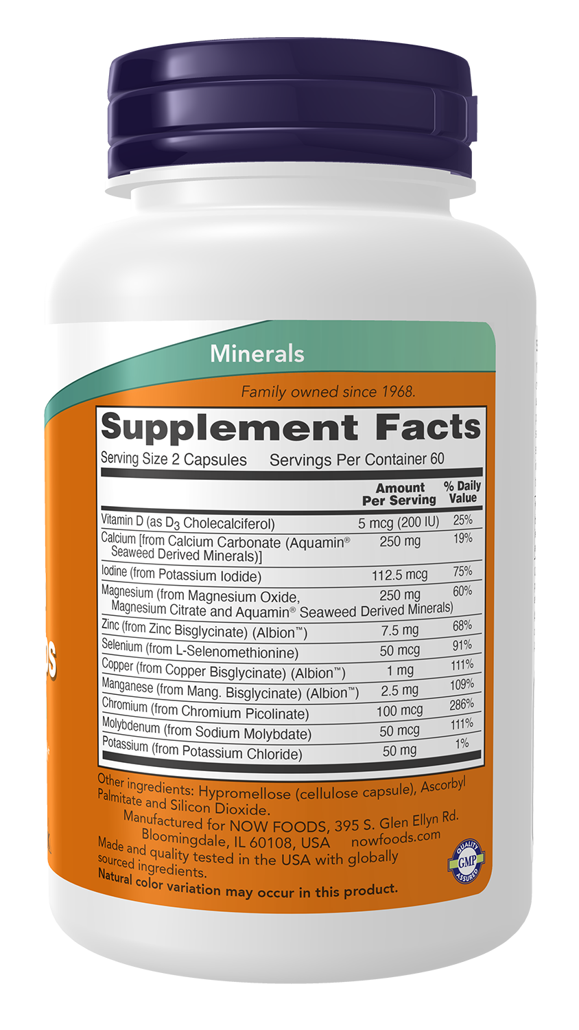 NOW Foods Full Spectrum Mineral Caps
