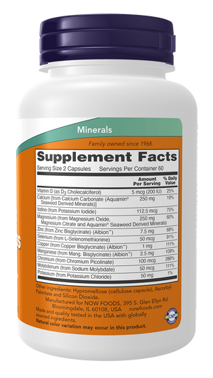 NOW Foods Full Spectrum Mineral Caps