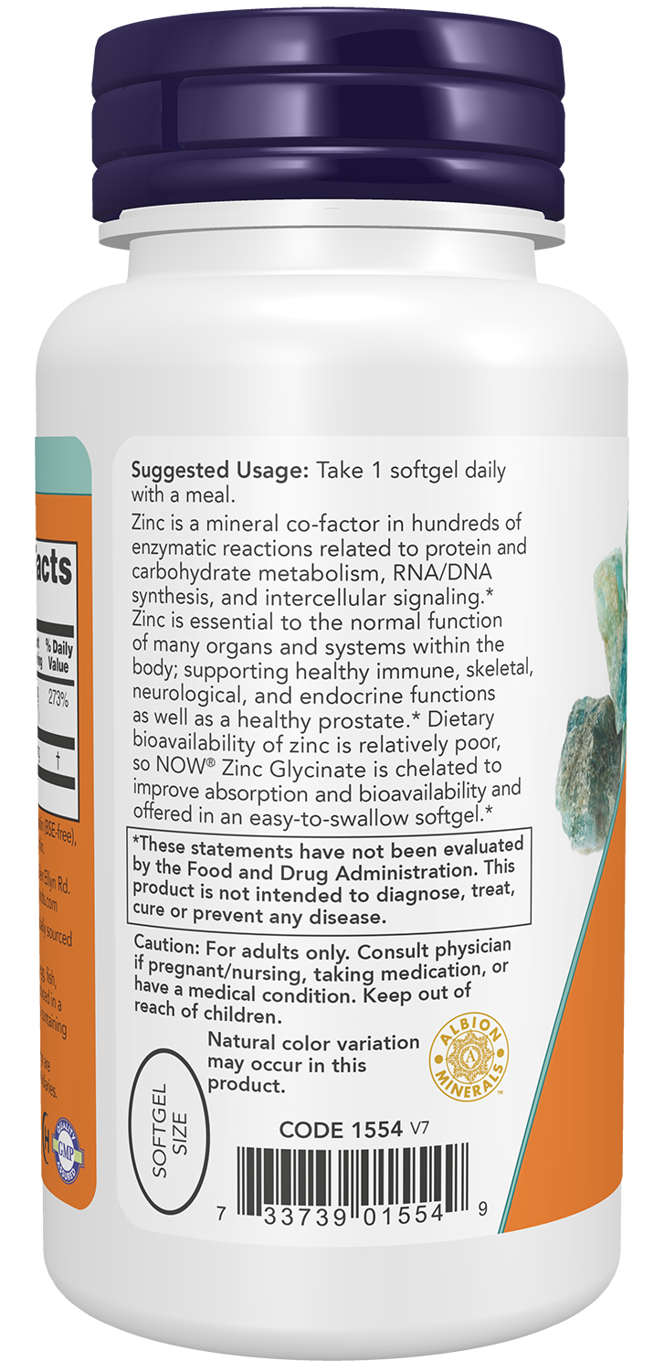 NOW Foods Zinc Glycinate