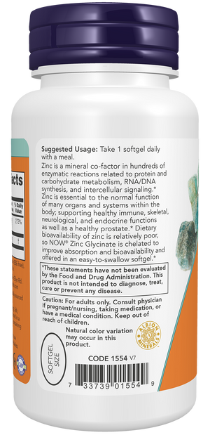 NOW Foods Zinc Glycinate