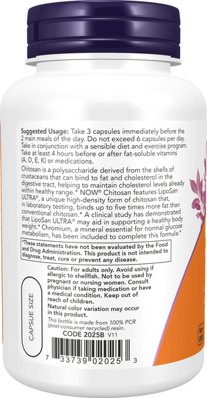 NOW Foods Chitosan Plus Chromium