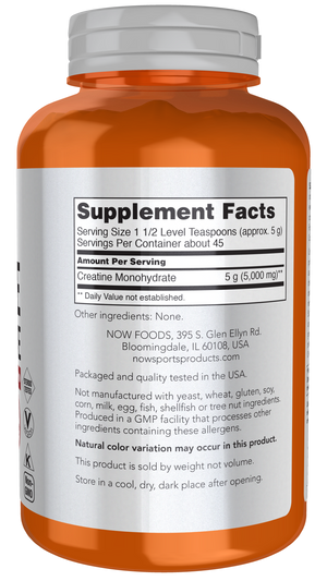 NOW Foods Creatine Monohydrate