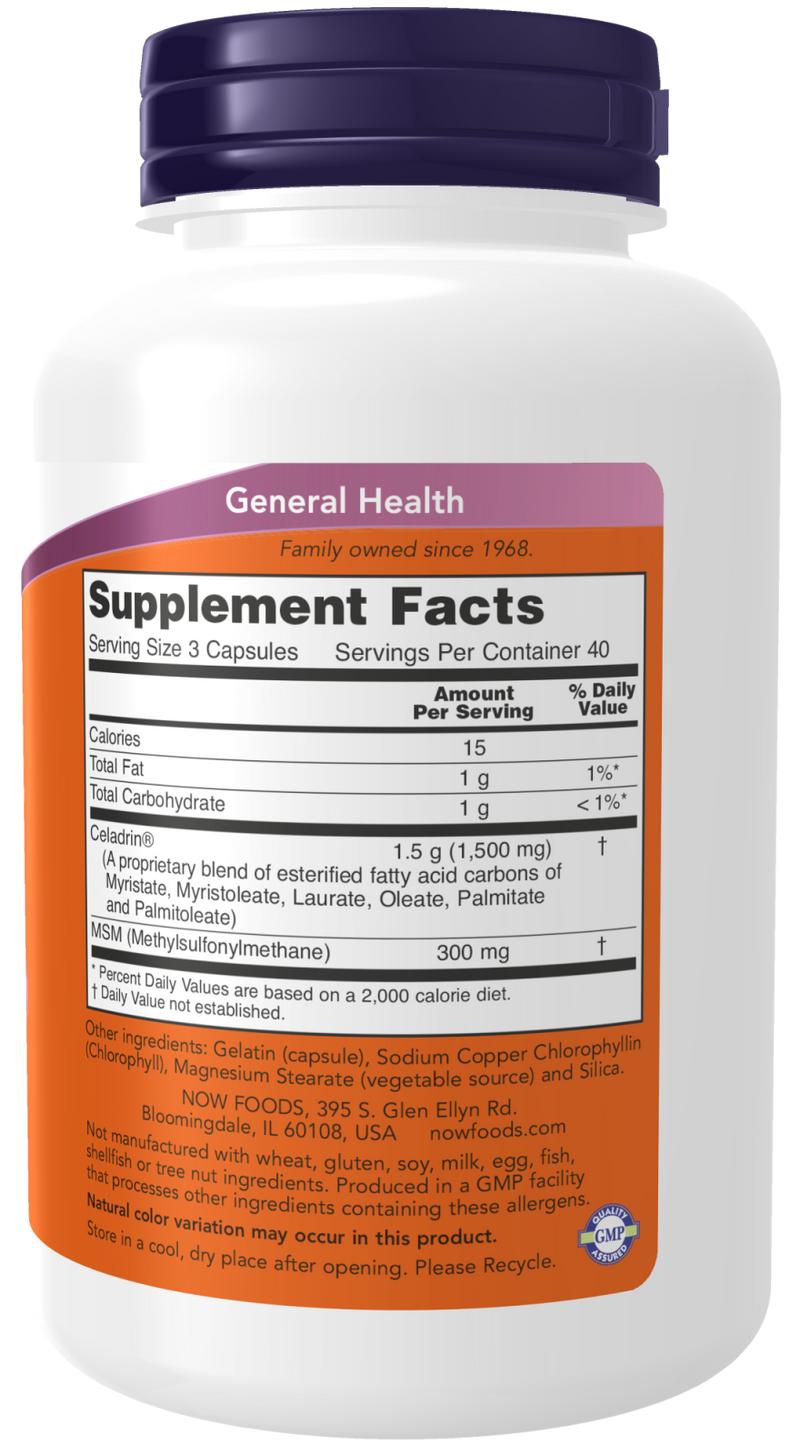 NOW Foods Celadrin & MSM