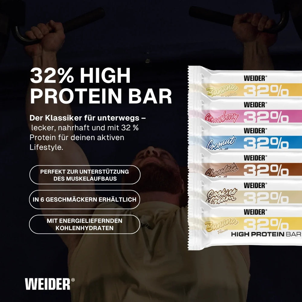Weider 32% High Protein Bar