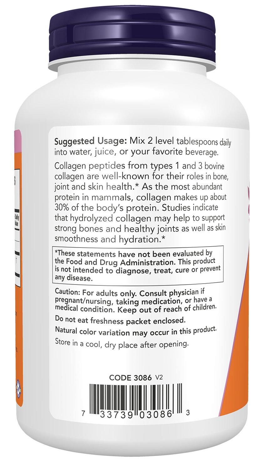 NOW Foods Collagen Peptides Powder