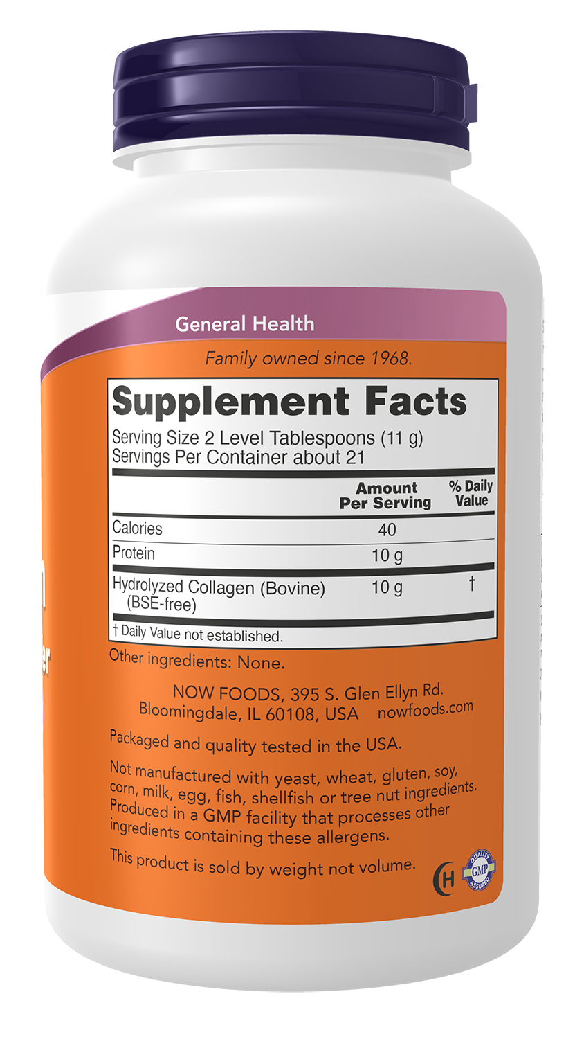 NOW Foods Collagen Peptides Powder