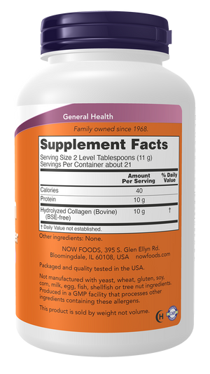 NOW Foods Collagen Peptides Powder