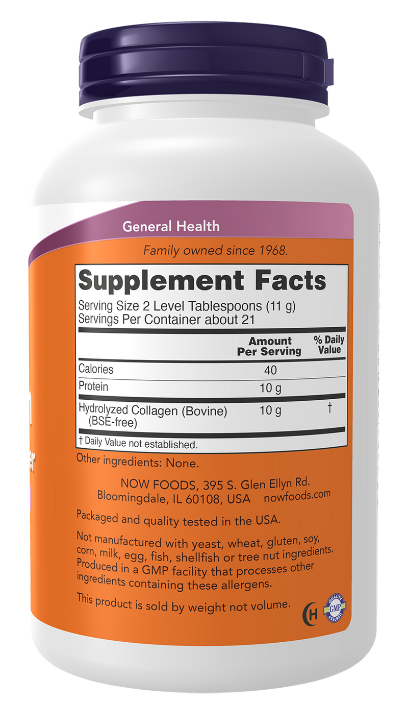 NOW Foods Collagen Peptides Powder