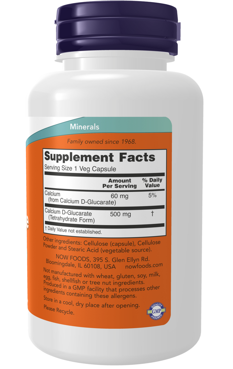 NOW Foods Calcium D-Glucarate